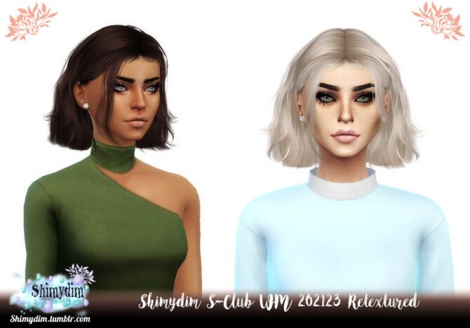 S-Club WM 202123 Hair Retexture at Shimydim Sims