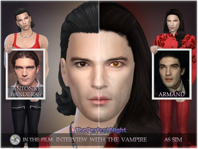 SIM Antonio Banderas as vampire Armand by BAkalia at TSR