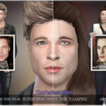 SIM Brad Pitt as vampire Louis by BAkalia at TSR