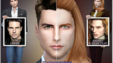 SIM Tom Cruise as vampire Lestat by BAkalia at TSR