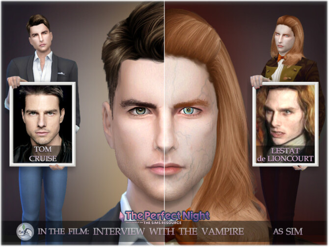 SIM Tom Cruise as vampire Lestat by BAkalia at TSR