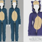 SNORLAX ONESIE at REDHEADSIMS