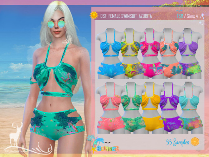 SWIMSUIT AZURITA by DanSimsFantasy at TSR