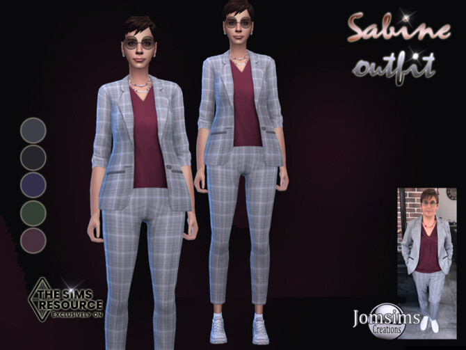 Sabine tailleur pants by jomsims at TSR