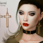 Sacred Earrings by Suzue at TSR