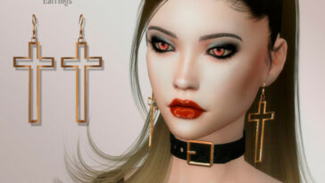 Sacred Earrings by Suzue at TSR