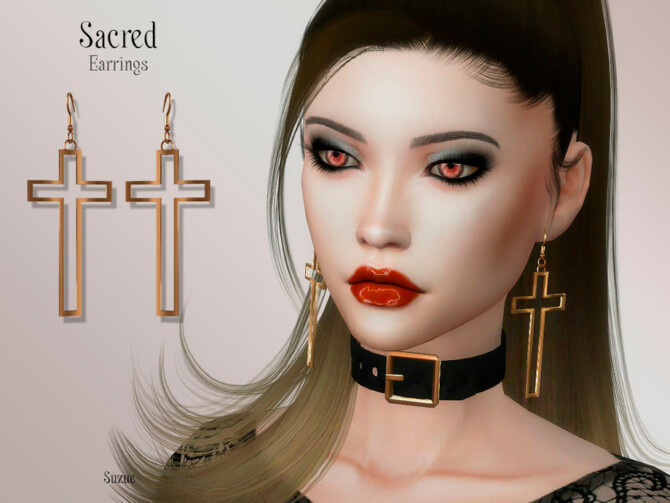 Sacred Earrings by Suzue at TSR