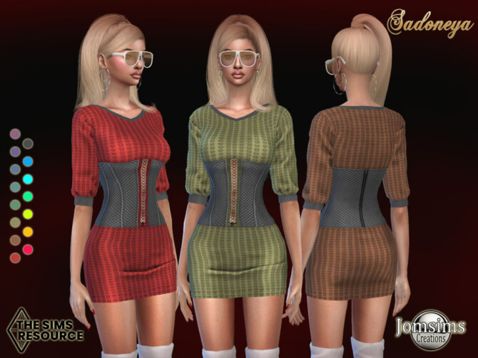 Sadoneya dress by jomsims at TSR