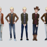 Santiago Shirt Jacket Boys by McLayneSims at TSR