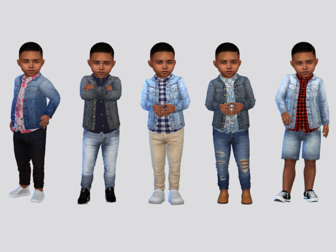 Santoro Denim Jacket Toddler by McLayneSims at TSR