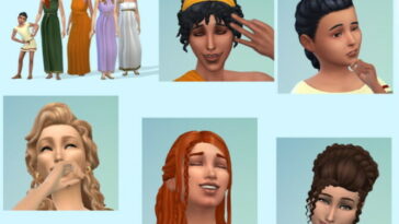 Sappho’s Circle family at KyriaT’s Sims 4 World