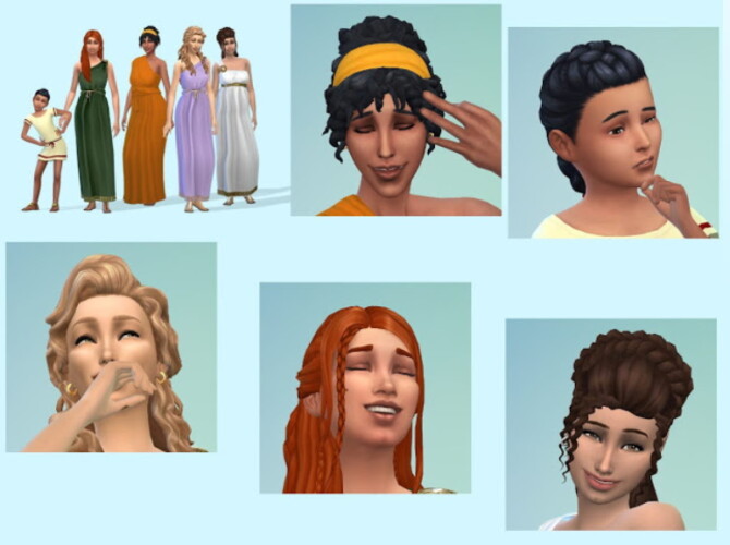 Sappho’s Circle family at KyriaT’s Sims 4 World