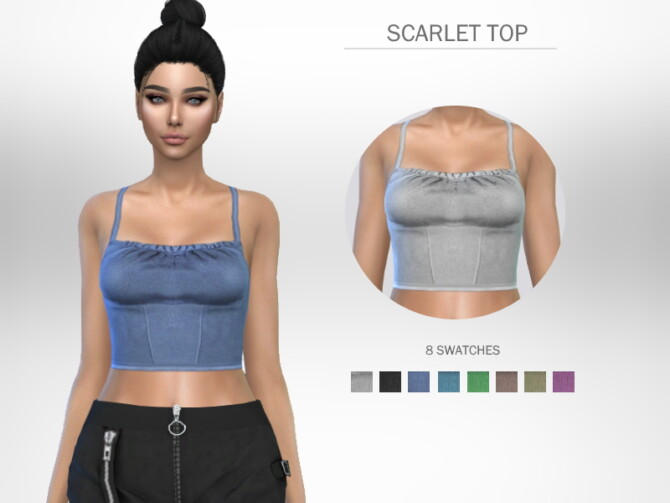 Scarlet Top by Puresim at TSR