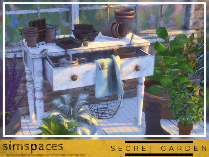 Secret Garden Potting Set by simspaces at TSR
