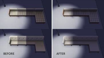 Sectionals Sofas Override Fix for the light issue at Mod The Sims 4