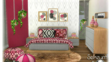 Sekzum bedroom by jomsims at TSR