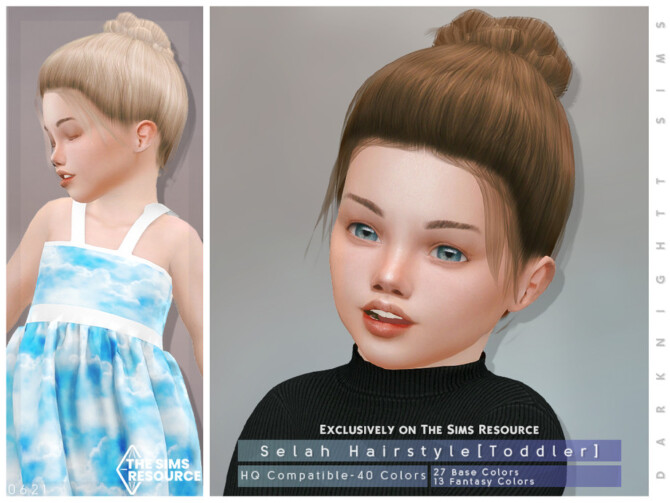 Selah Hair [Toddler] by DarkNighTt at TSR