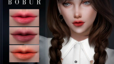 Semi Matte Lipstick by Bobur3 at TSR