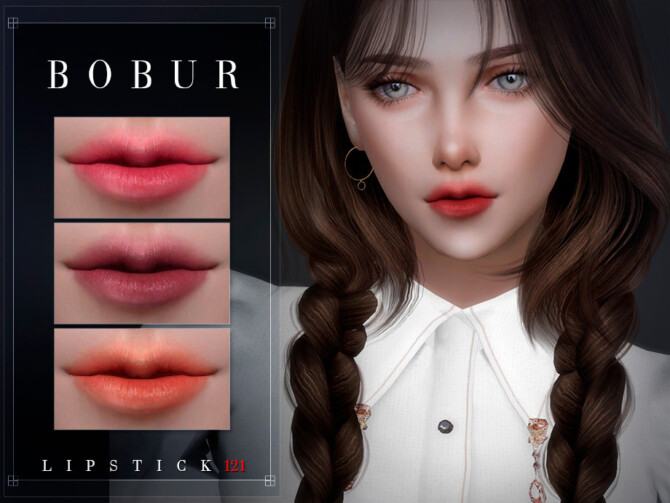 Semi Matte Lipstick by Bobur3 at TSR