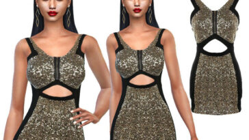 Sequin Party Dress by Saliwa at TSR