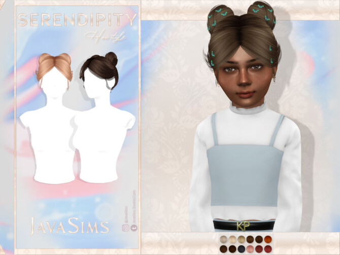 Serendipity (Child Hair) by JavaSims at TSR