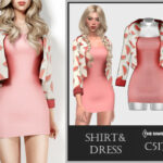 Shirt + Dress C517 by turksimmer at TSR