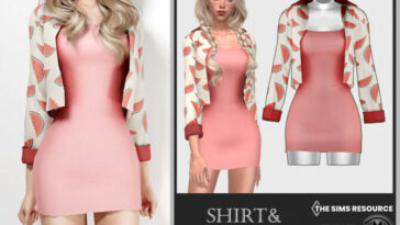 Shirt + Dress C517 by turksimmer at TSR