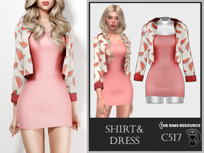 Shirt + Dress C517 by turksimmer at TSR