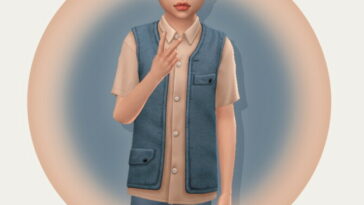 Shirt Vest Kids Version at Simiracle