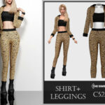 Shirt and Leggings C521 by turksimmer at TSR