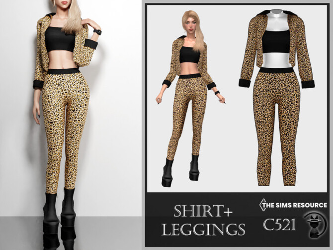 Shirt and Leggings C521 by turksimmer at TSR