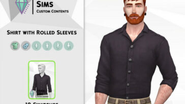 Shirt with Rolled Sleeves by David_Mtv at TSR