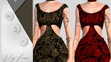 Short Dress 7 FEMALE by Viy Sims at TSR