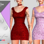 Short Dress 9 by Viy Sims at TSR