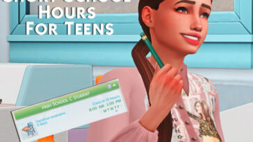 Short School Hours For Teenager by MSQSIMS at TSR