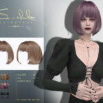 Short bob cut hairstyle Amanda by S-Club WM at TSR