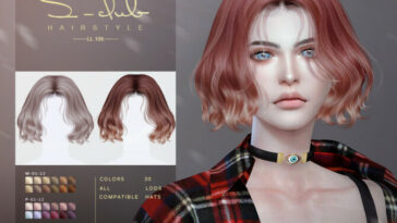 Short curl hair (Yamy) by S-Club LL at TSR