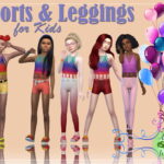 Shorts & Leggings for Kids at Annett’s Sims 4 Welt