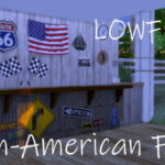 Sim-American Flag by lowflyer at Mod The Sims 4