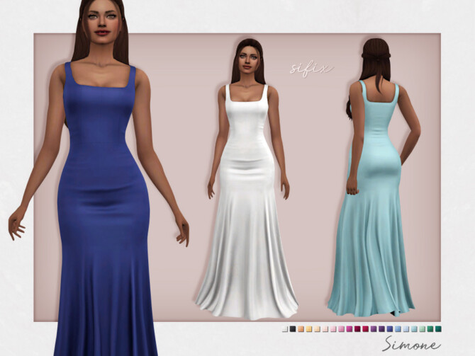 Simone Formal Dress by Sifix at TSR