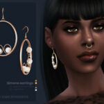 Simone earrings by sugar owl at TSR