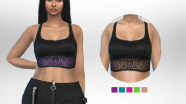 Sisi Lace Top by Puresim at TSR