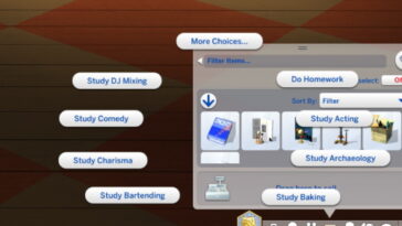 Skilled Homework for Teens and Children Mod at Mod The Sims 4