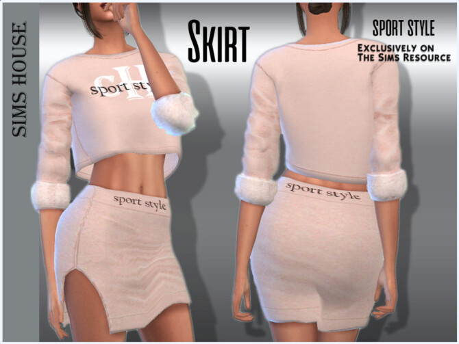 Skirt sport style by Sims House at TSR