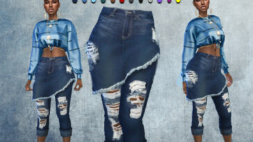 Skirtpants Revamped by drteekaycee at TSR