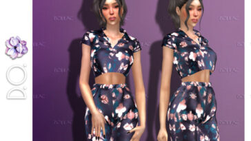 Sleepwear Top [SET] DO138 by D.O.Lilac at TSR