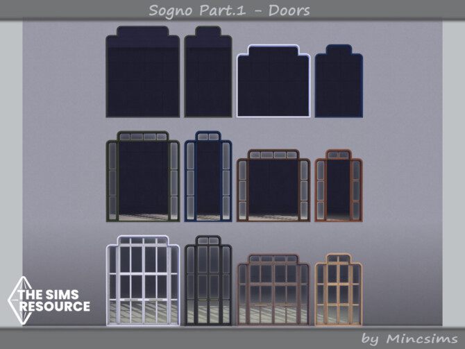 Sogno Part.1 Doors by Mincsims at TSR