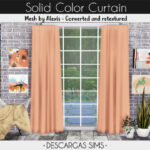 Solid Color Blinds at Descargas Sims