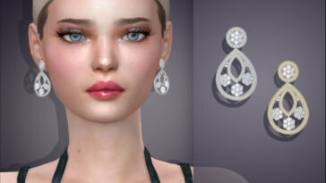 Sophie Drop Earrings by feyona at TSR