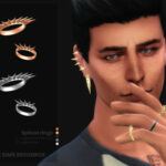 Spiked male rings by sugar owl at TSR